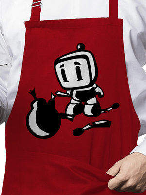 Bomberman kötény Red
