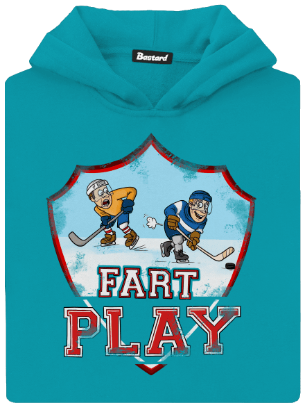 Fart Play gyerek kenguruzsebes pulóver Hawaiian Blue