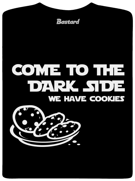 Come to the dark side férfi hosszú ujjú póló Black