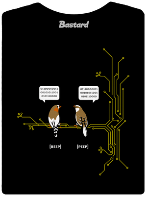Beep and Peep prémium női póló Black