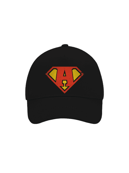 Szuperhős vagyok baseballsapka Black