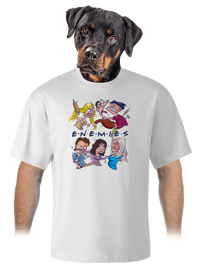 unisex túlméretezett póló