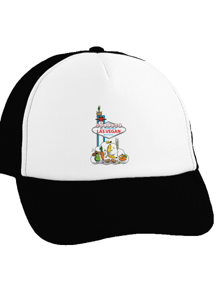Las Vegan teherautós sapka Black cap