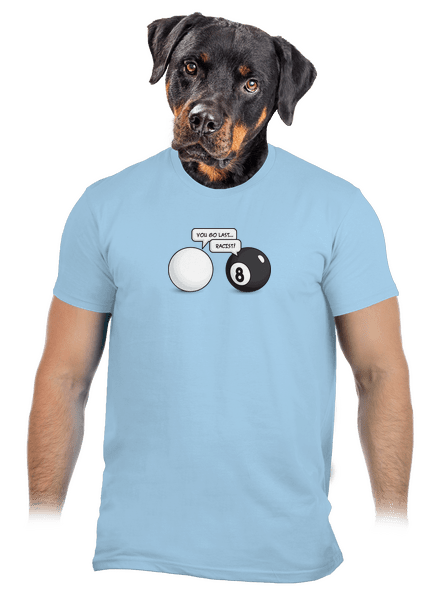 Golyók férfi póló Sky Blue
