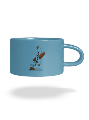 Közelebb vagyunk macaron bögre Blue Macaron