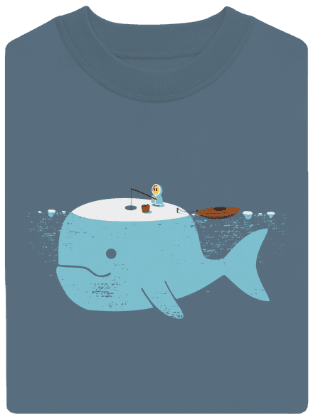  unisex crewneck Nordic Blue
