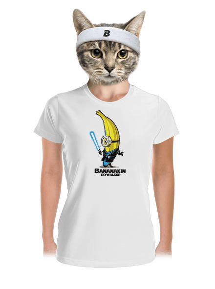 Bananakin Skywalker női sportpóló White