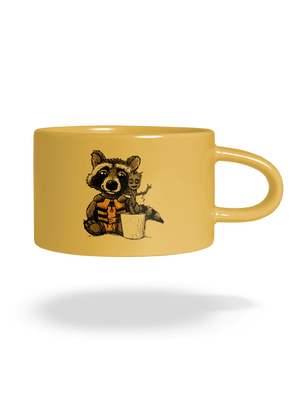 A galaxis őrzői macaron bögre Yellow Macaron