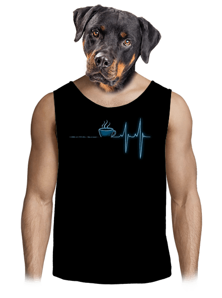 Coffee help férfi trikó Black