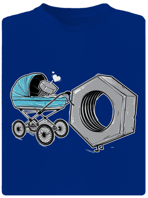 Anya csak egy van férfi sportpóló Royal Blue Mal