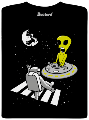 UFO crosswalk férfi hosszú ujjú póló Black