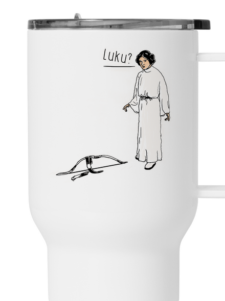 Luke és Leia termosz bögre White
