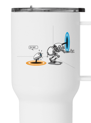 Portal surprise termosz bögre White