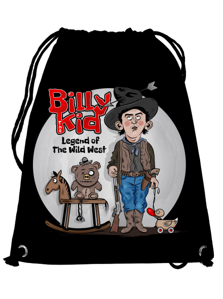 Billy The Kid hátizsák Black