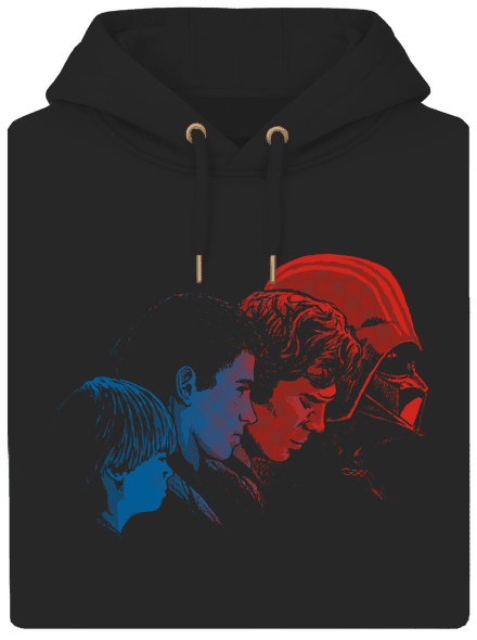 Vaders evolution unisex prémium pulóver Dark Black