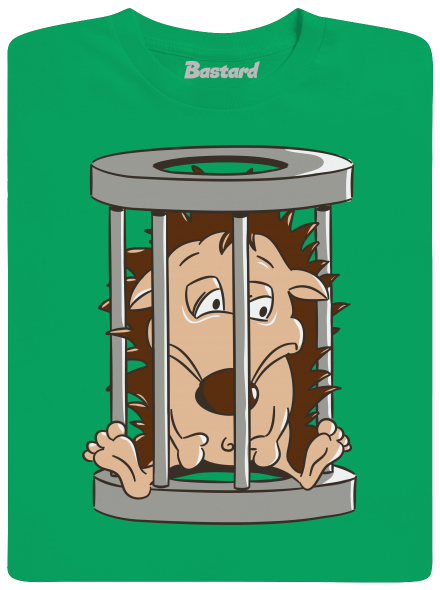 Sün a ketrecben gyerek póló Kelly Green