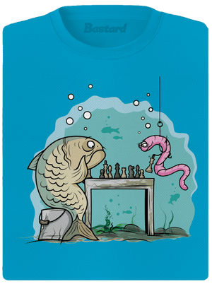 A halat nem lehet kifogni női sportpóló Blue Atol