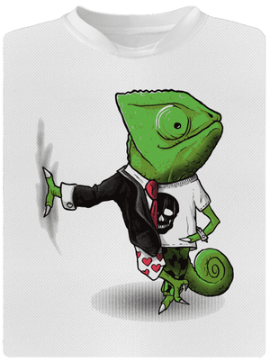 Az álcázás mestere férfi sportpóló White