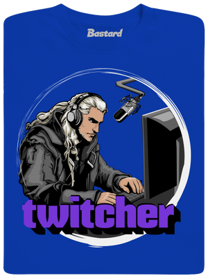 Twitcher férfi hosszú ujjú póló Royal Blue