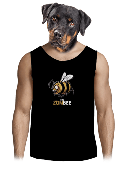 ZomBee - sárga férfi trikó Black