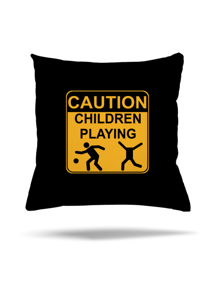 Children Playing párna Black