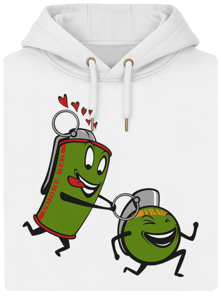 Boom of love unisex prémium pulóver Snowwhite