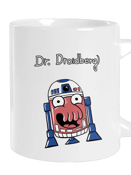 Dr. Droidberg nagy bögre White