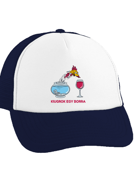Kiugrok egy borra teherautós sapka French Navy cap