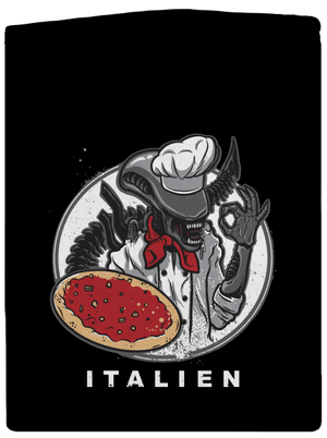 Italien cipzáras női pulóver Black