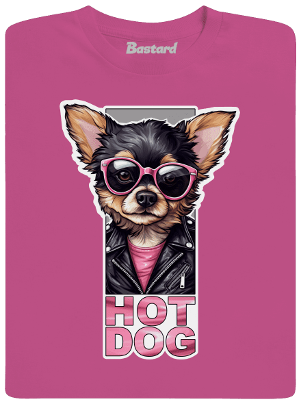 Very hot dog gyerek póló Fuchsia