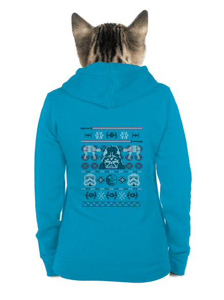 Vadert egy pulóveren cipzáras női pulóver Blue Atol