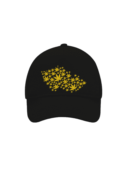Ganja country baseballsapka Black