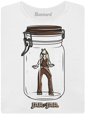 Jar in jar prémium női póló White