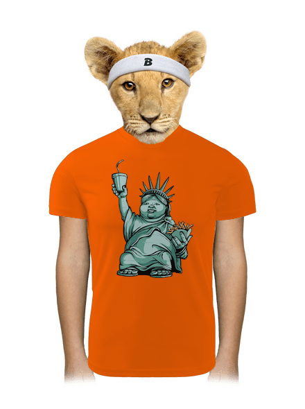 Amerikai bálvány gyerek sport póló Neon Orange