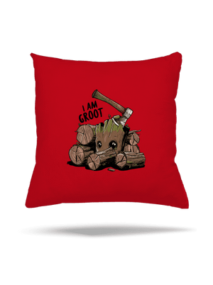 I Am Groot párna Red