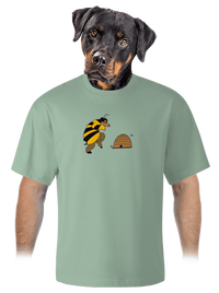 unisex túlméretezett póló