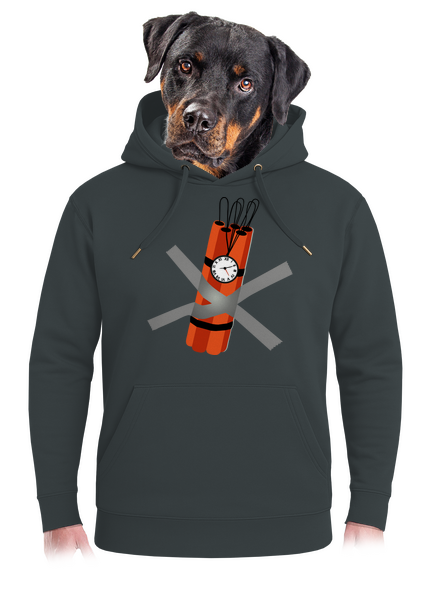 Dinamit unisex prémium pulóver Charcoal