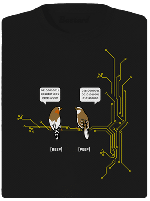 Beep and Peep női sportpóló Black