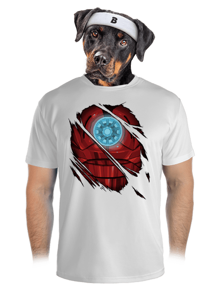 Ironman férfi sportpóló White