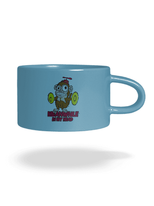 Monkey in my head macaron bögre Blue Macaron