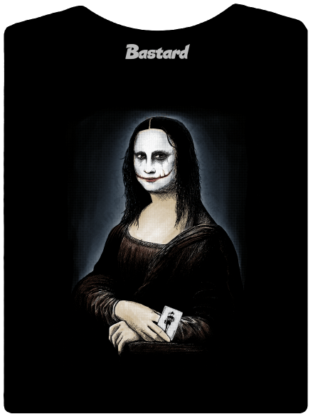Mona Joker Lisa prémium női póló Black