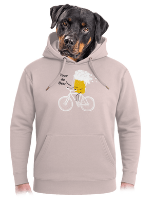 Tour de beer unisex prémium pulóver Rose Chalk