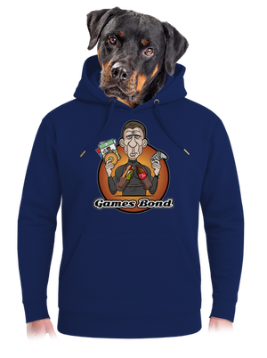 Games Bond unisex prémium pulóver Navy