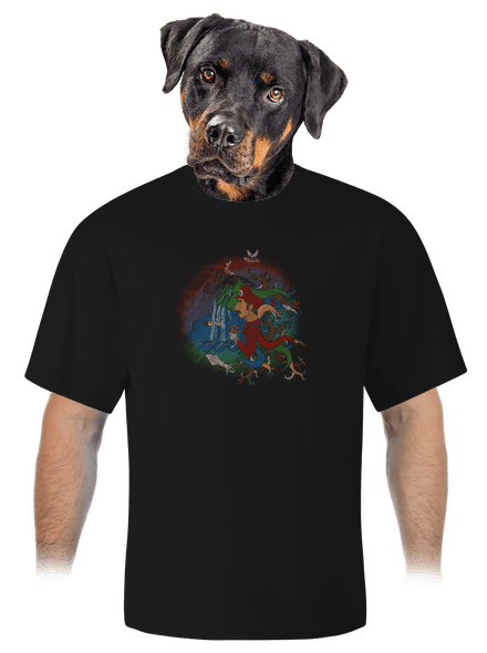 Marios trip unisex túlméretezett póló Black