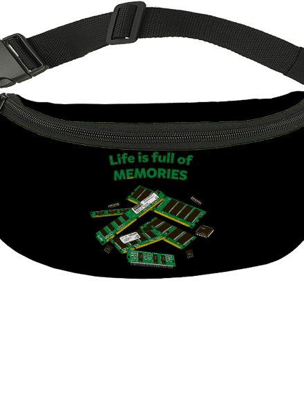 Memóriában tárolva övtáska Black