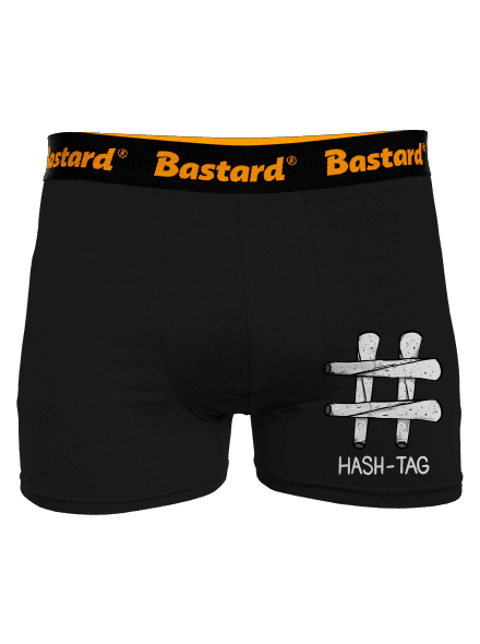 Hash tag boxeralsó Black