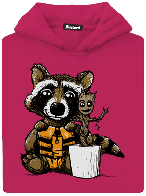 A galaxis őrzői gyerek kenguruzsebes pulóver Hot Pink