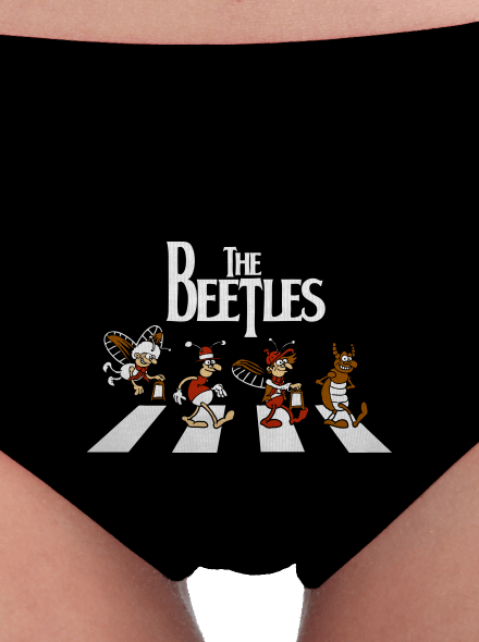 Beatles női bugyik Black