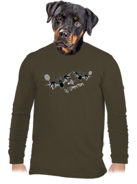 férfi hosszú ujjú póló