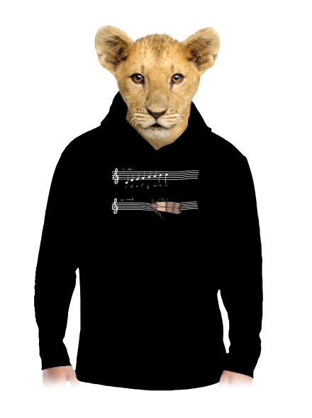 A - moll gyerek kenguruzsebes pulóver Black